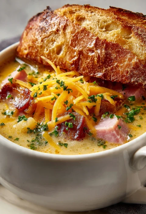 Creamy Ham Potato Soup