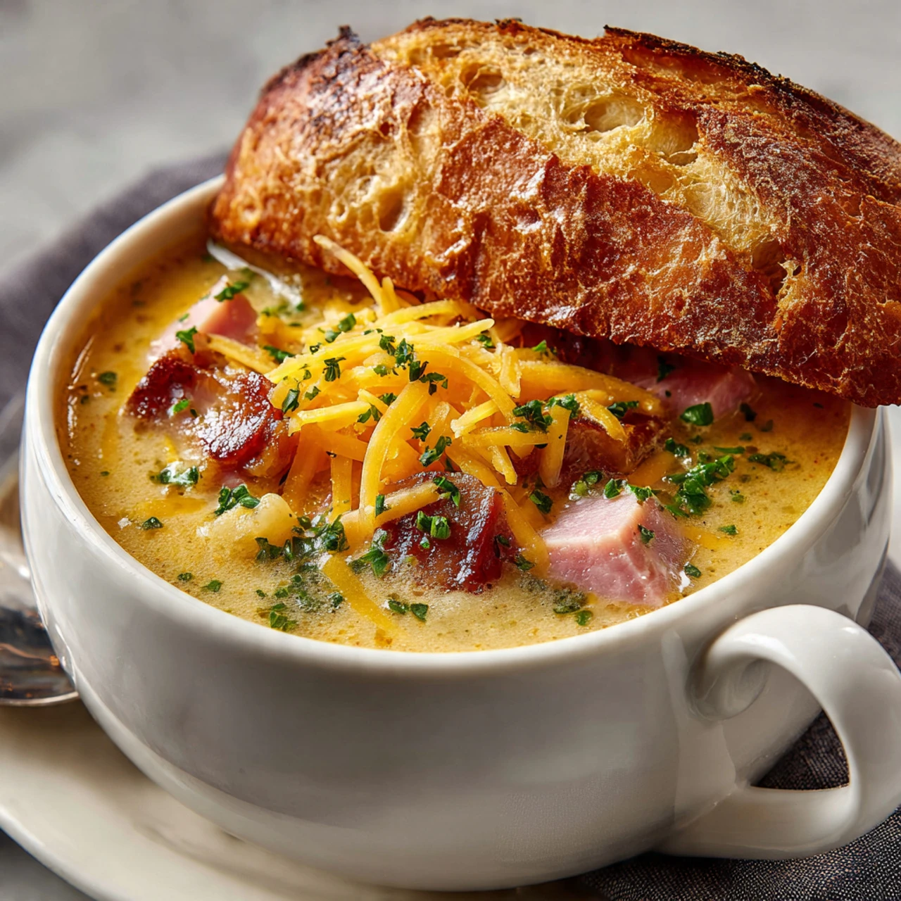 Creamy Ham and Potato Soup