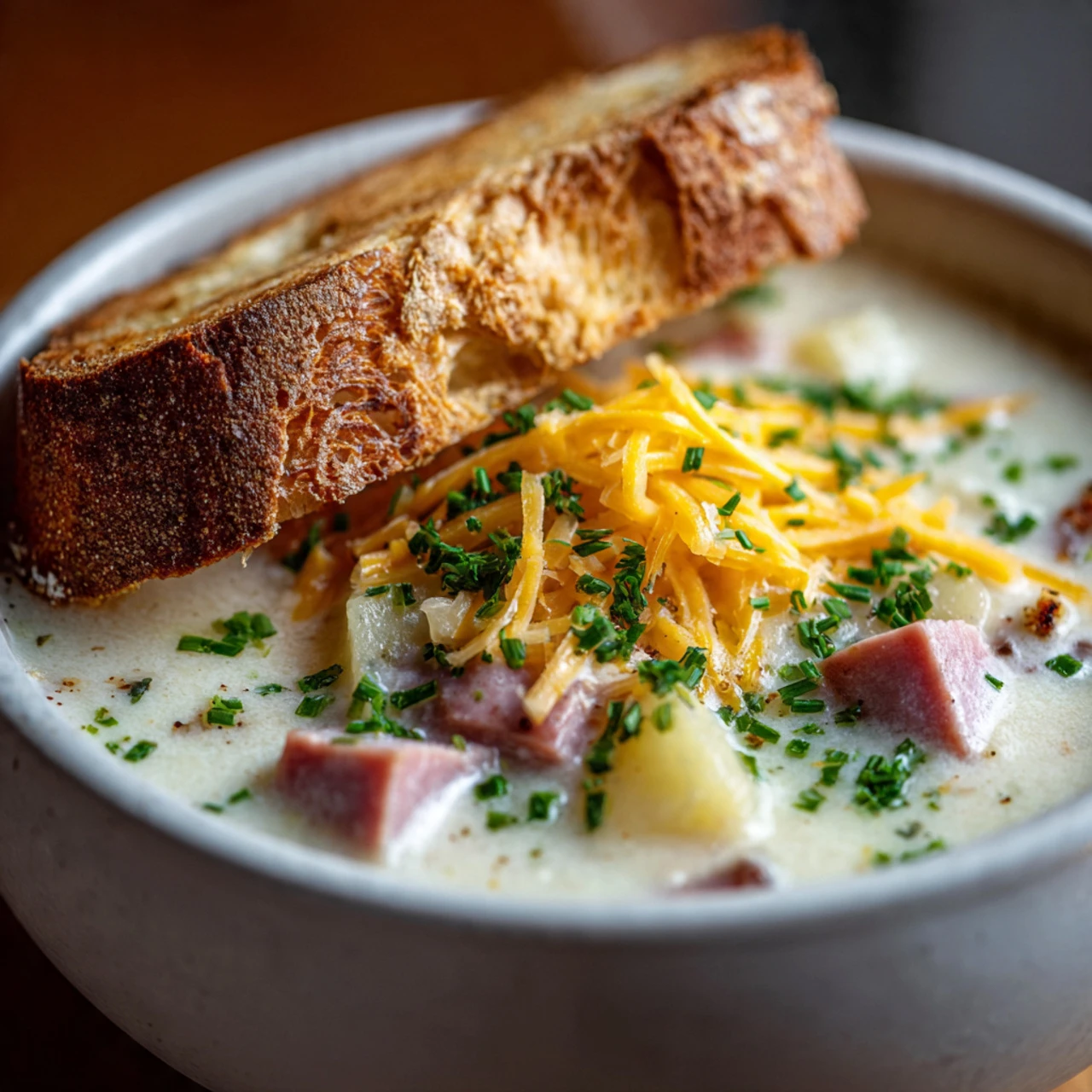 Creamy Ham Potato Soup