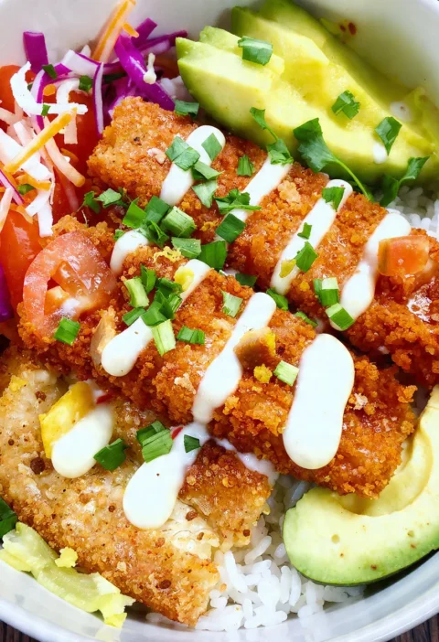 Crispy Fish Taco Bowls Recipe