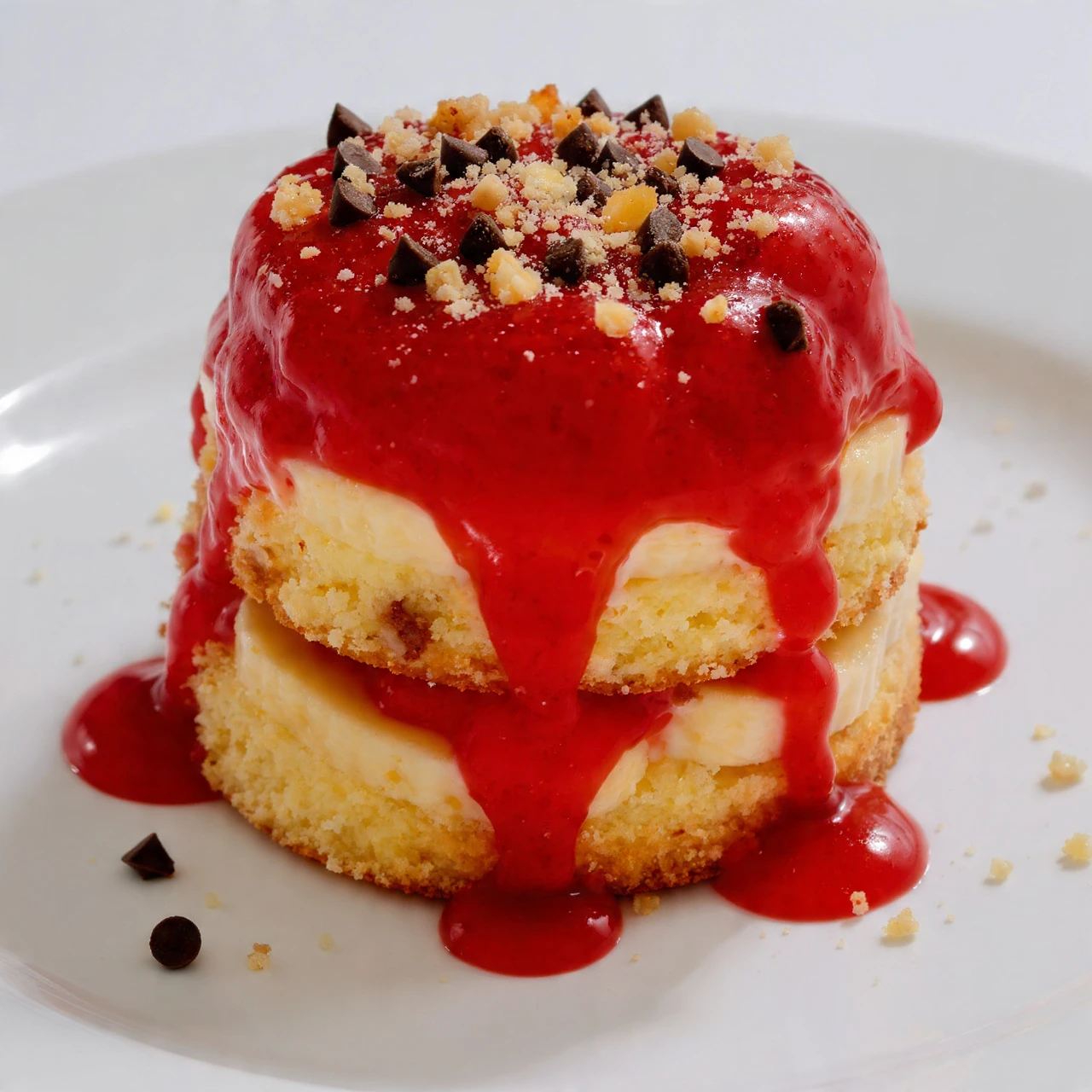 Easy Banana Split Cake Recipe Homemade Banana Split Dump Cake Best Banana Split Cake Dessert Quick Banana Split Dump Cake ...