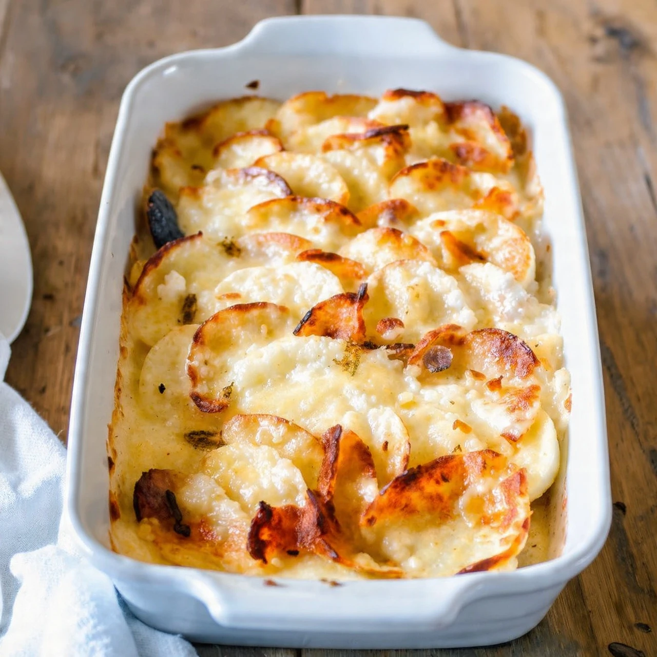 Easy Cheesy Scalloped Potatoes Recipe Homemade Cheesy Scalloped Potatoes Best Cheesy Scalloped Potatoes Casserole Healthy ...