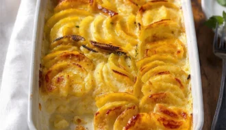 Easy Cheesy Scalloped Potatoes Recipe Homemade Cheesy Scalloped Potatoes Best Cheesy Scalloped Potatoes Casserole Healthy ...