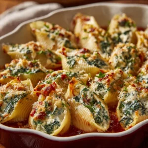 Easy Christmas Stuffed Shells Recipe