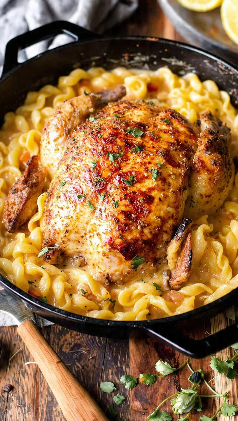 One-Pot Creamy Chicken and Noodles