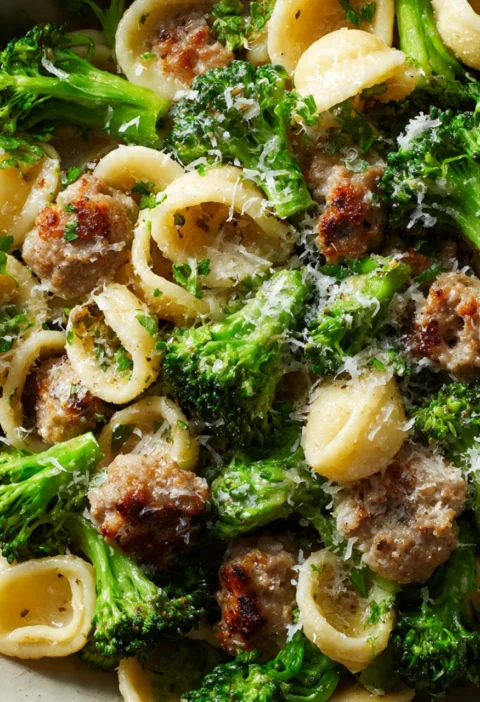 Easy Orecchiette Sausage Broccoli Recipe Creamy Orecchiette With Sausage Dinner Quick Broccoli Sausage Pasta Dish Best Sau...