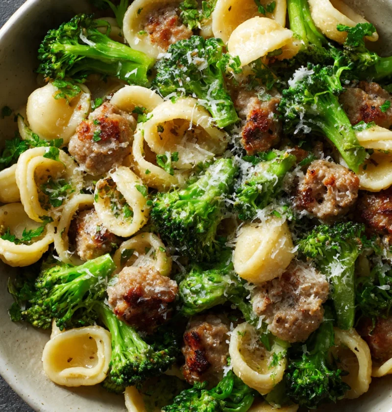 Easy Orecchiette Sausage Broccoli Recipe Creamy Orecchiette With Sausage Dinner Quick Broccoli Sausage Pasta Dish Best Sau...