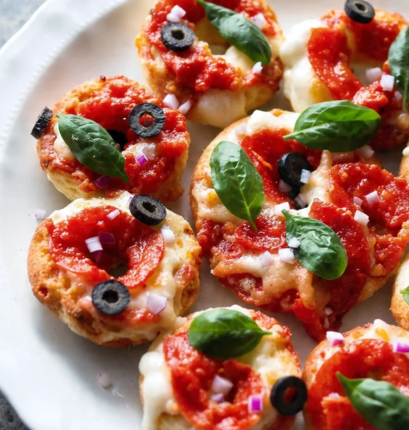 Easy Pizza Bagel Bites Casserole Recipe Homemade Pizza Bagel Bites Casserole Best Cheese For Pizza Bagel Bites Casserole P...