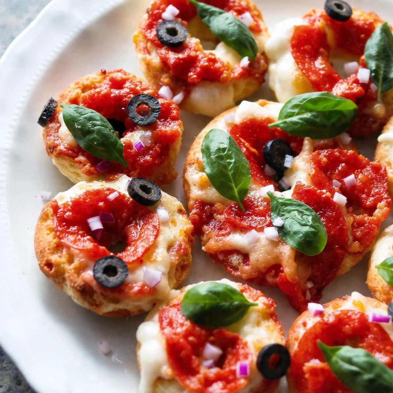Pizza Bagel Bites Casserole