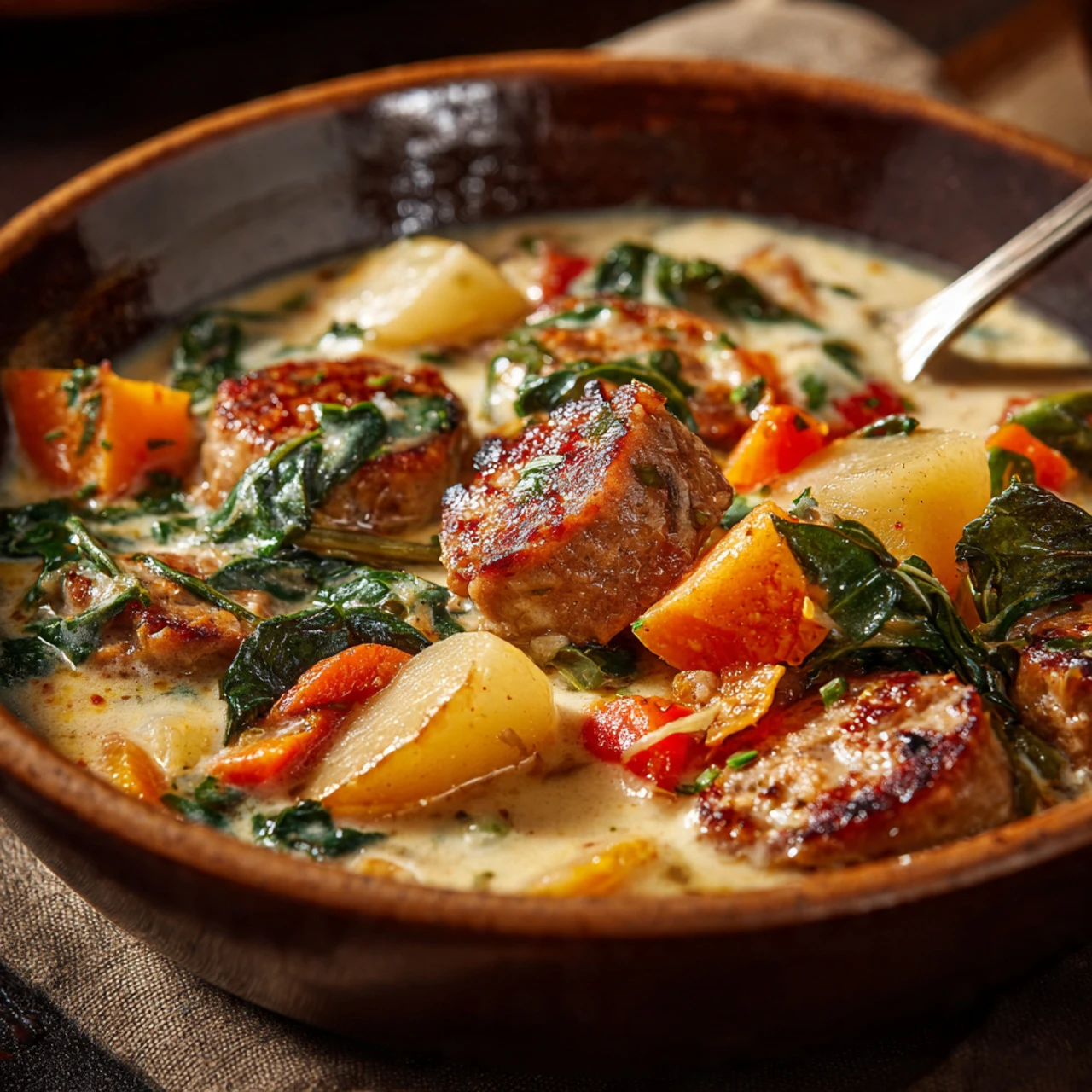 Hearty Quick Potato and Sausage Chowder for Cozy Nights
