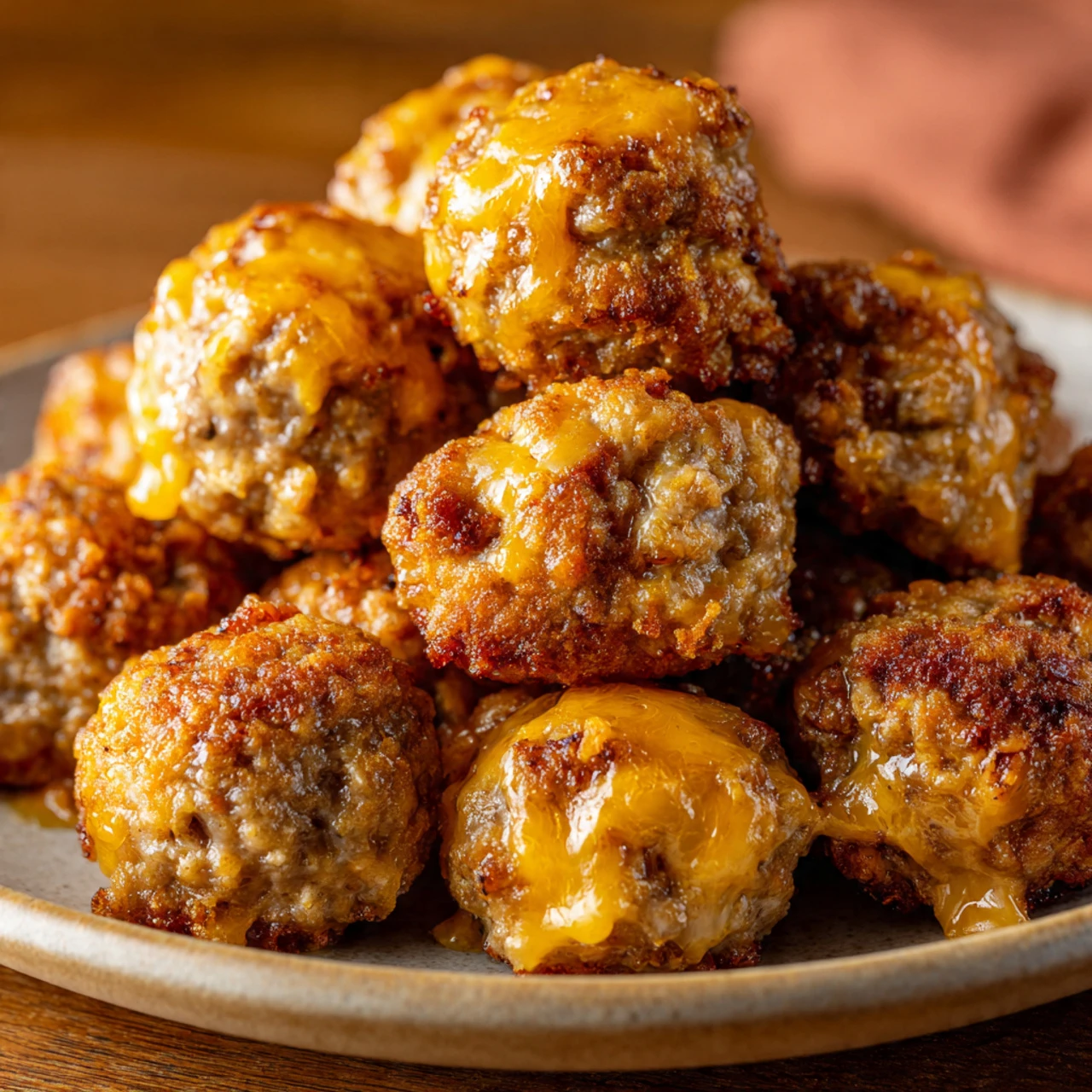 Easy Rotel Cream Cheese Sausage Balls Recipe Best Sausage Balls With Rotel Dip Homemade Rotel Sausage Cream Cheese Balls G...