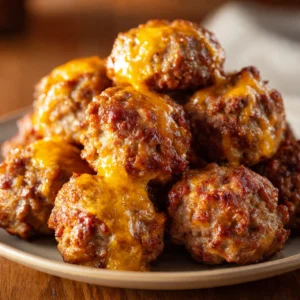 Rotel Cream Cheese Sausage Balls