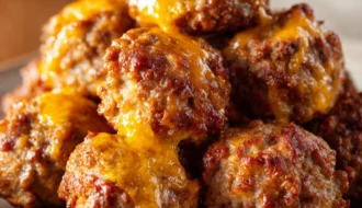 Easy Rotel Cream Cheese Sausage Balls Recipe Best Sausage Balls With Rotel Dip Homemade Rotel Sausage Cream Cheese Balls G...