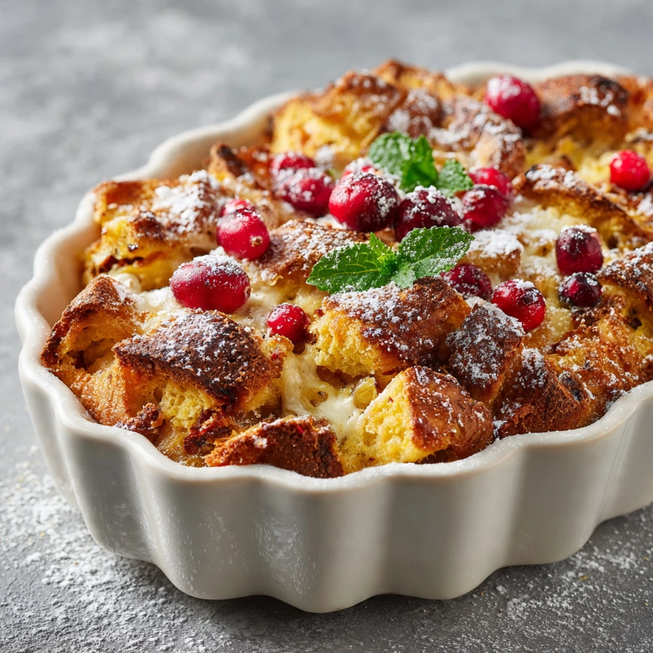 Eggnog Croissant French Toast Bake Recipe Easy Eggnog Croissant Bake Best Eggnog French Toast Casserole Homemade Eggnog Cr...