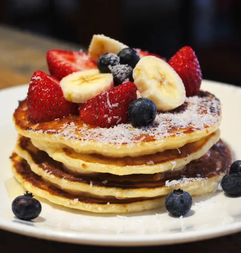Fluffy Coconut Cream Pancakes Recipe