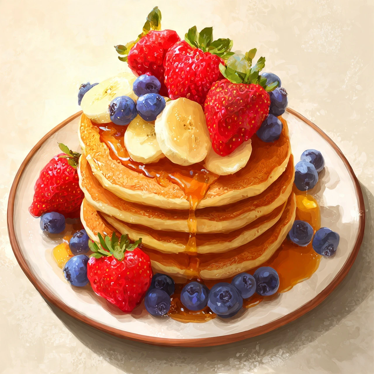 Fluffy Oatmeal Pancakes Healthy Breakfast Delight