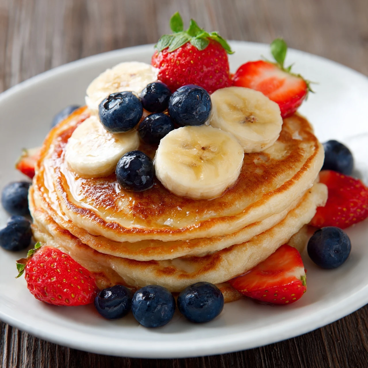 Fluffy Oatmeal Pancakes Healthy Breakfast Delight