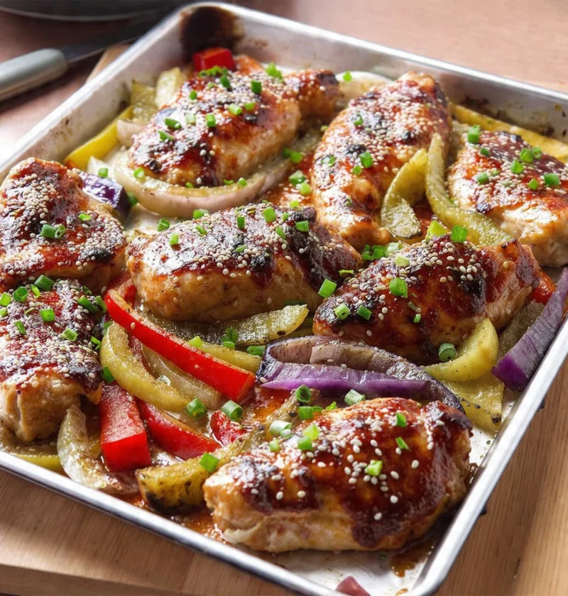 Hawaiian Chicken Sheet Pan Recipe