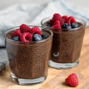 High Protein Chocolate Chia Seed Pudding Recipe