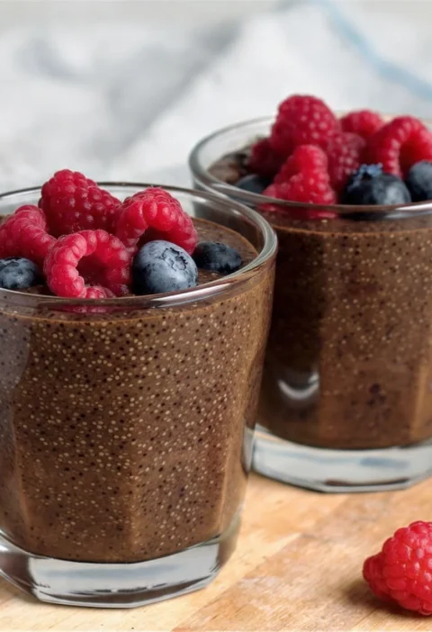 High Protein Chocolate Chia Seed Pudding Recipe
