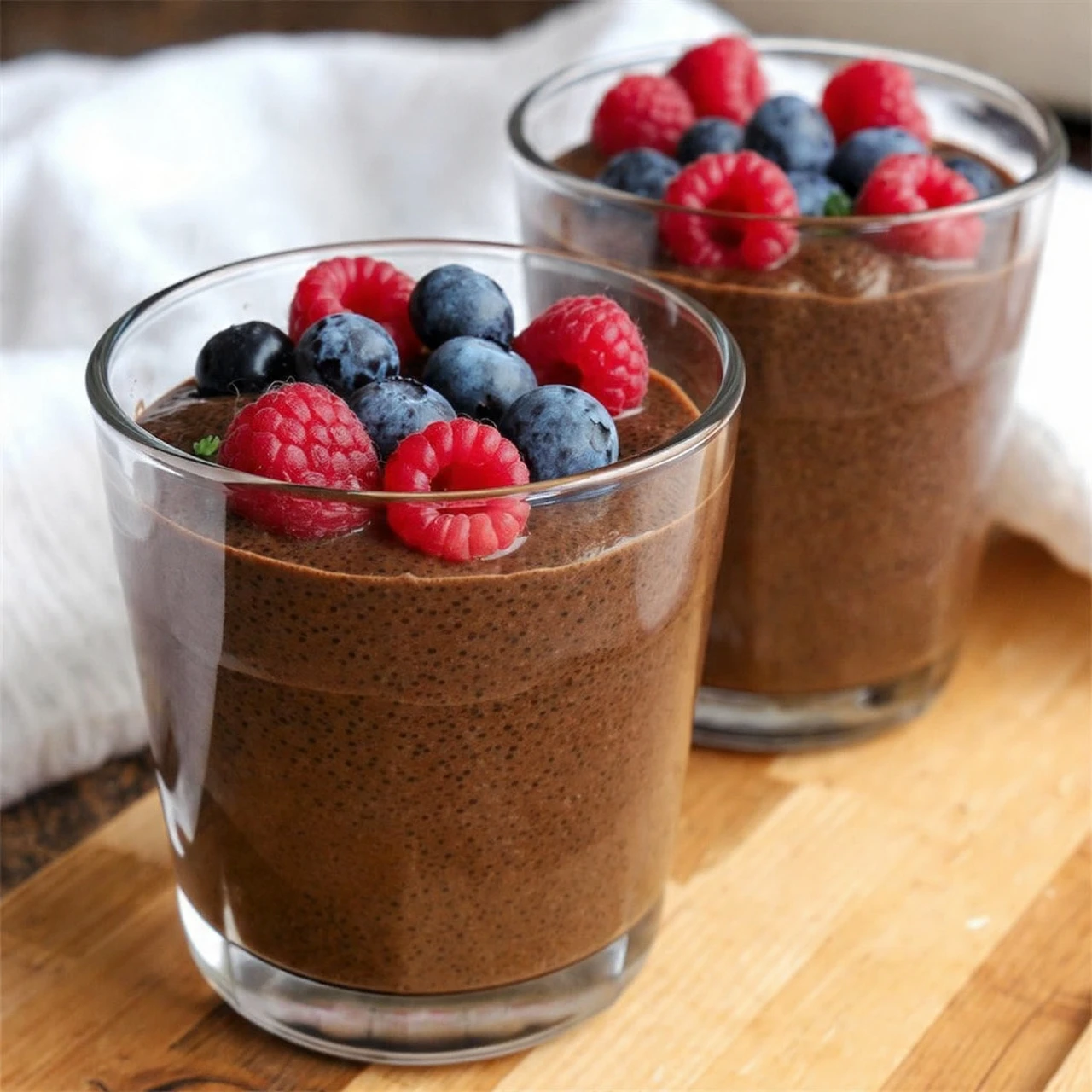 High Protein Chocolate Chia Seed Pudding Recipe