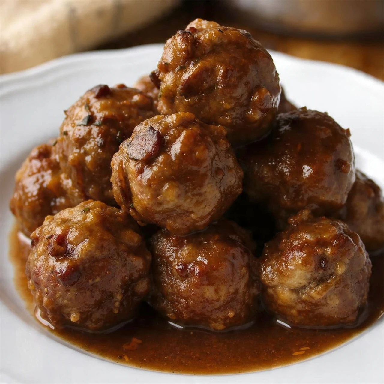 Honey Garlic Turkey Meatballs Recipe