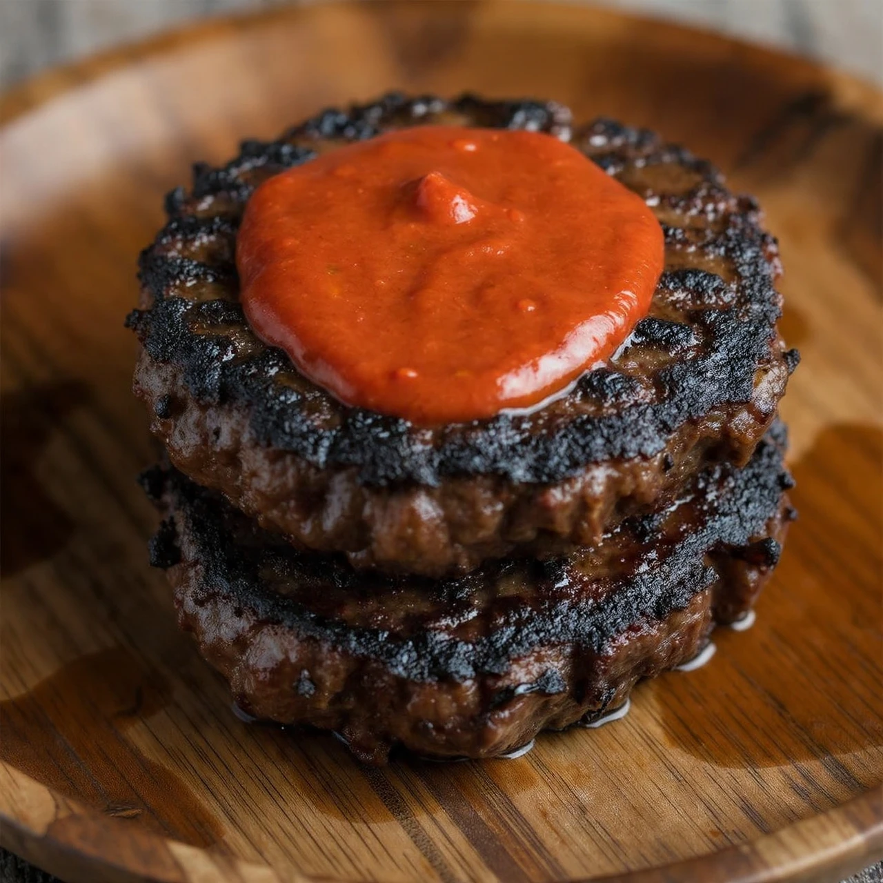 Keto Feta Burgers Tomato Cream Sauce Recipe