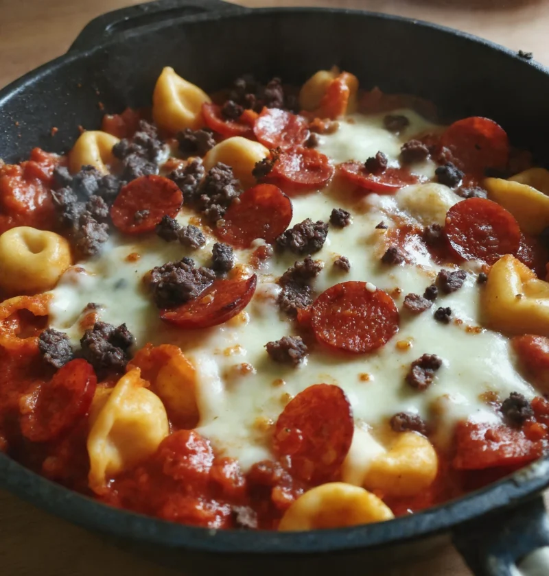 Meat Lovers Pizza Tortellini Recipe
