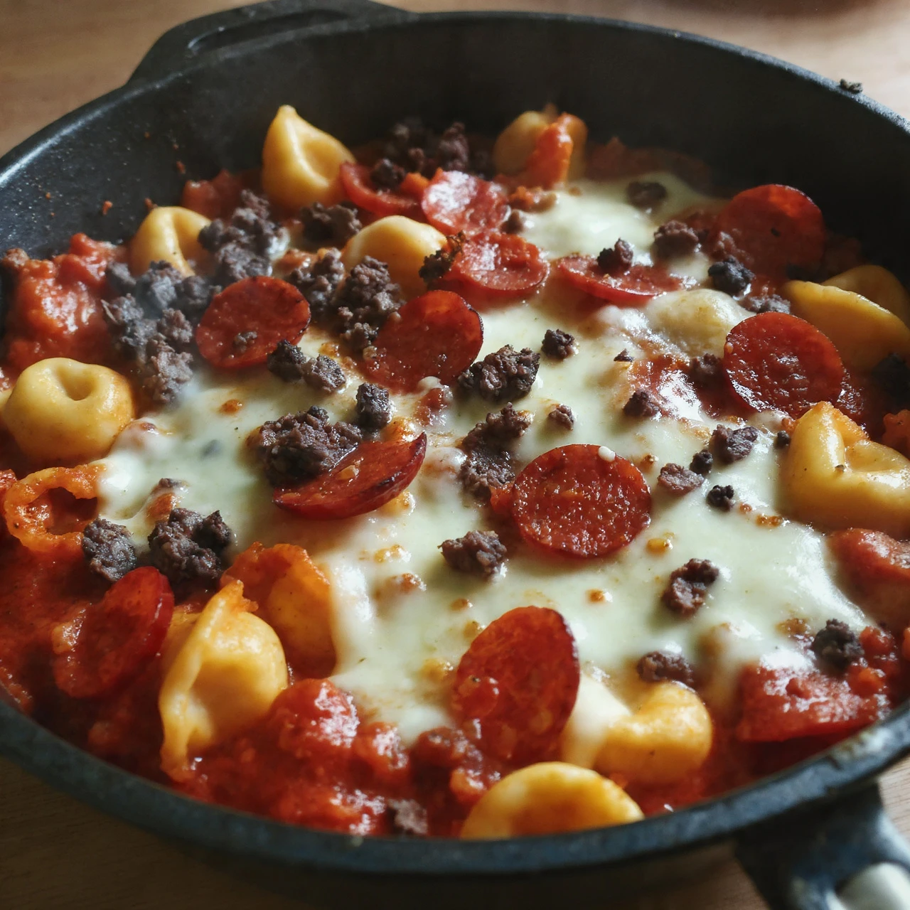 Meat Lovers Pizza Tortellini Recipe