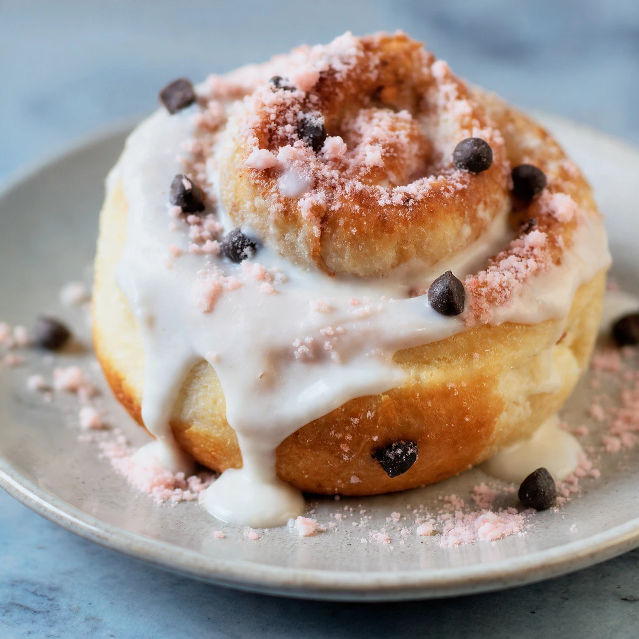 Peppermint Bark Cinnamon Rolls Recipe Homemade Peppermint Bark Cinnamon Rolls Best Peppermint Bark Cinnamon Rolls Easy Pep...