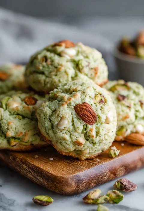 Pistachio Pudding Cookies