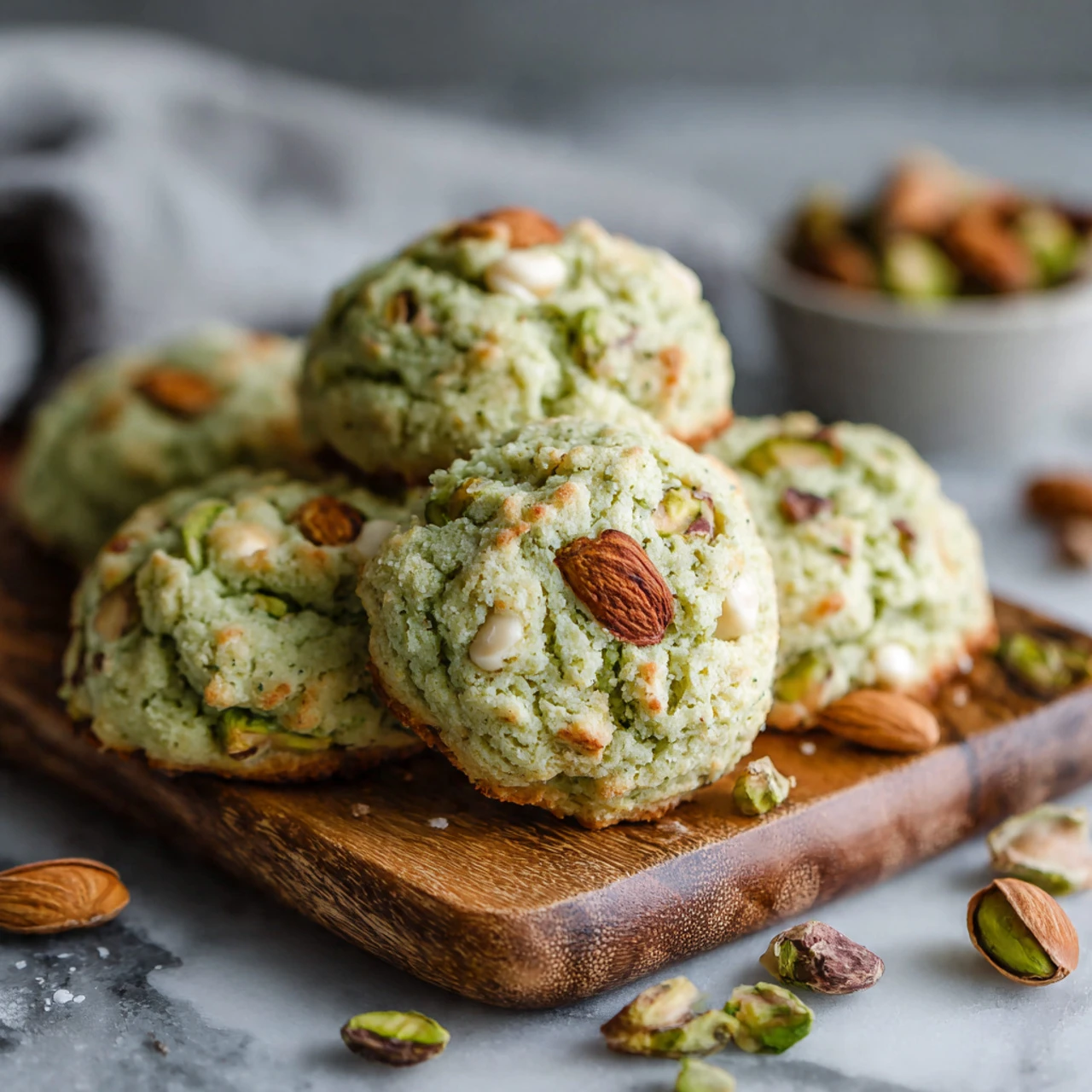 Pistachio Pudding Cookies