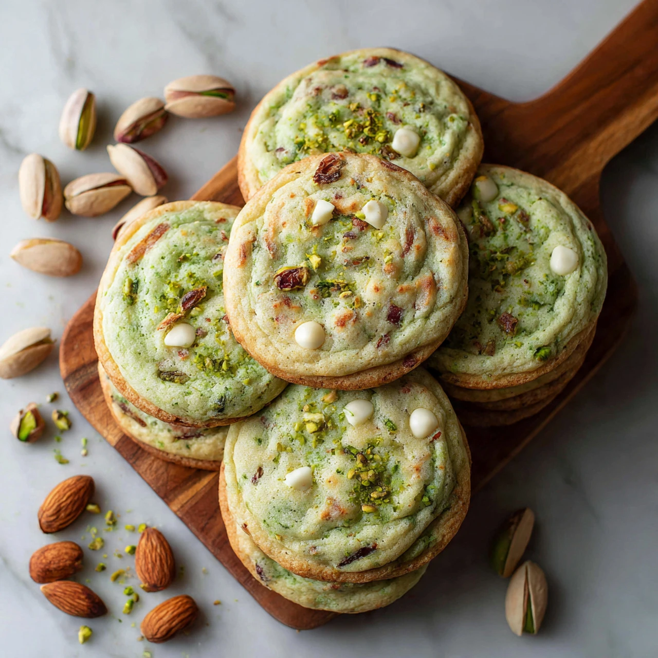 Pistachio Pudding Cookies