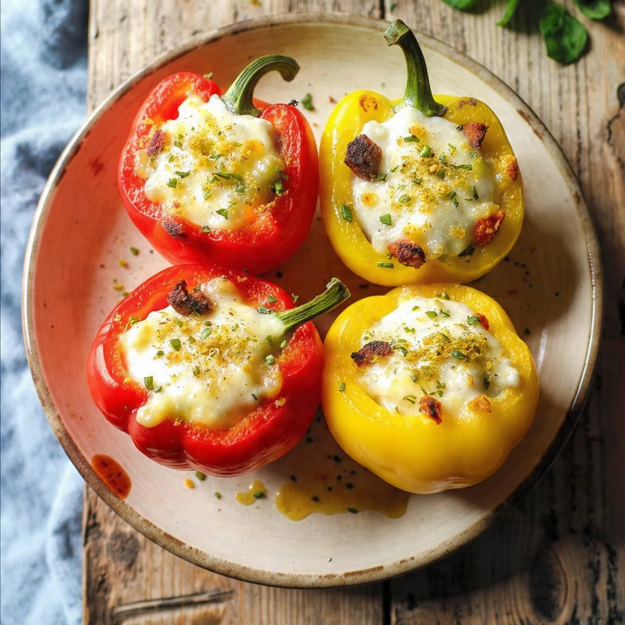 Ricotta Stuffed Peppers Recipe
