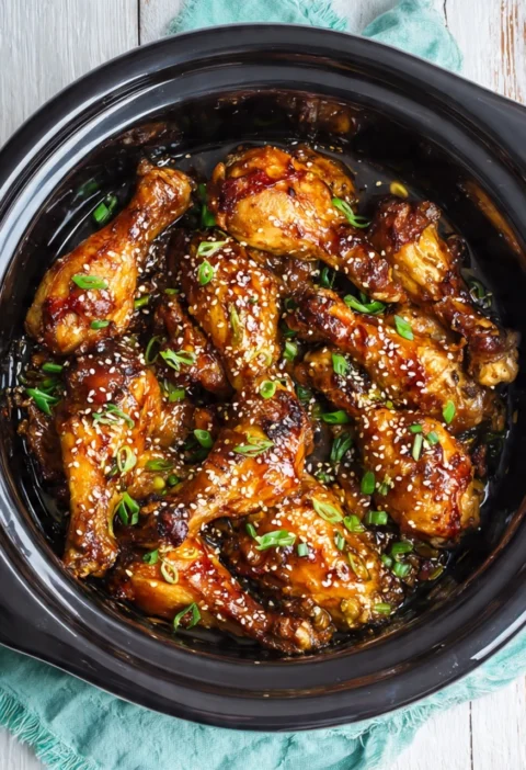 Slow Cooker Braised Chicken Drumsticks Recipe
