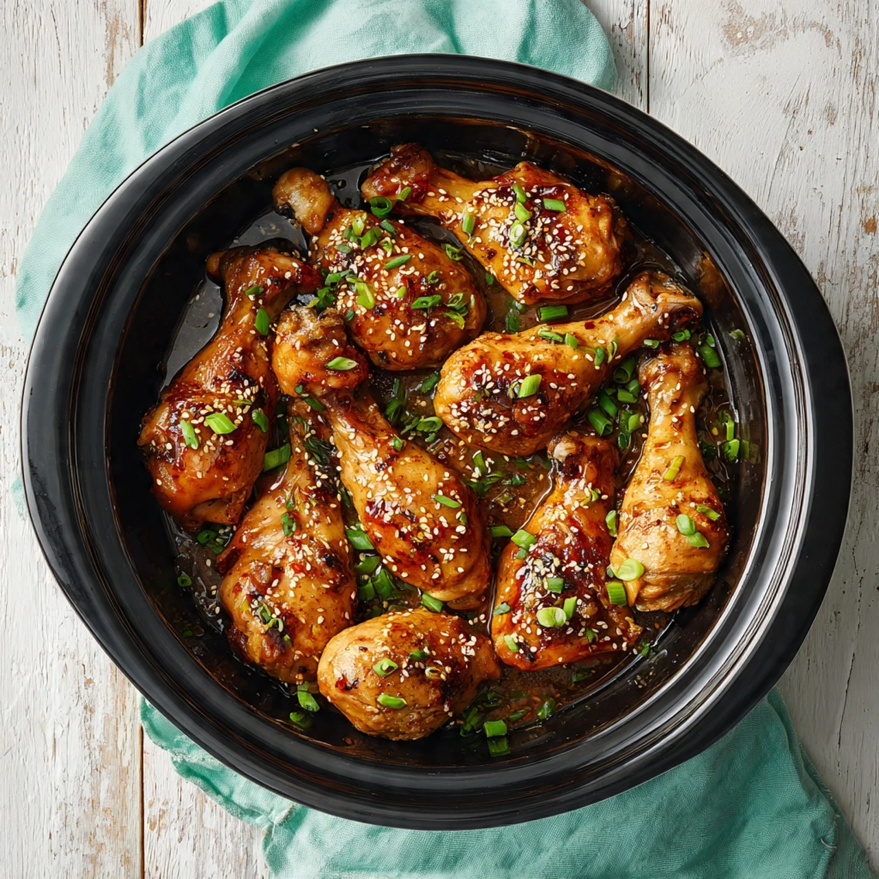 Slow Cooker Braised Chicken Drumsticks Recipe