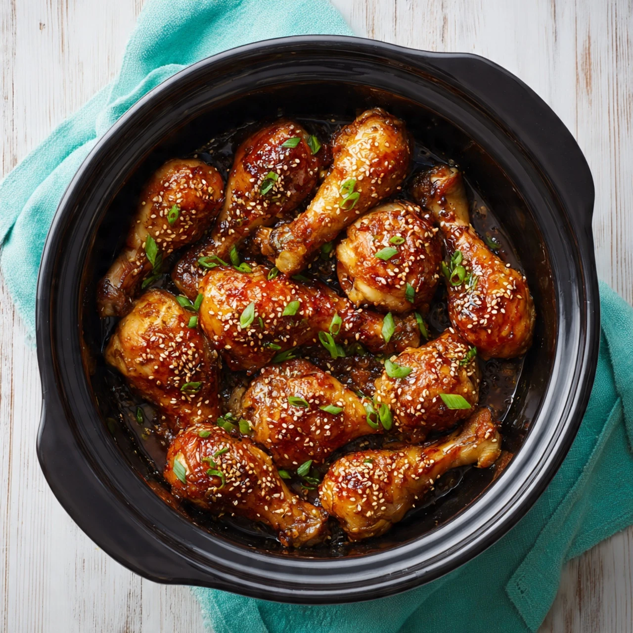 Slow Cooker Braised Chicken Drumsticks Recipe