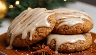 Soft Gingerbread Cookies With Maple Glaze Recipe Best Soft Gingerbread Cookies With Maple Icing Homemade Soft Gingerbread ...