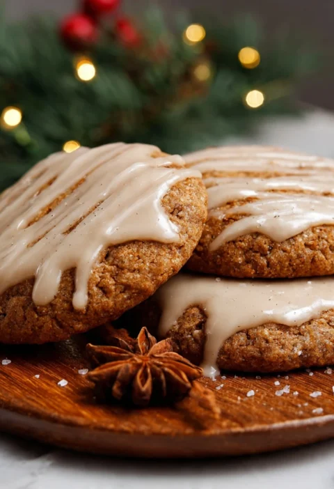 Soft Gingerbread Cookies With Maple Glaze Recipe Best Soft Gingerbread Cookies With Maple Icing Homemade Soft Gingerbread ...