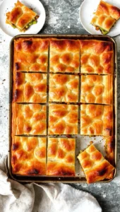 Spiced Vegetable Phyllo Pie: A Flavorful Mediterranean Delight