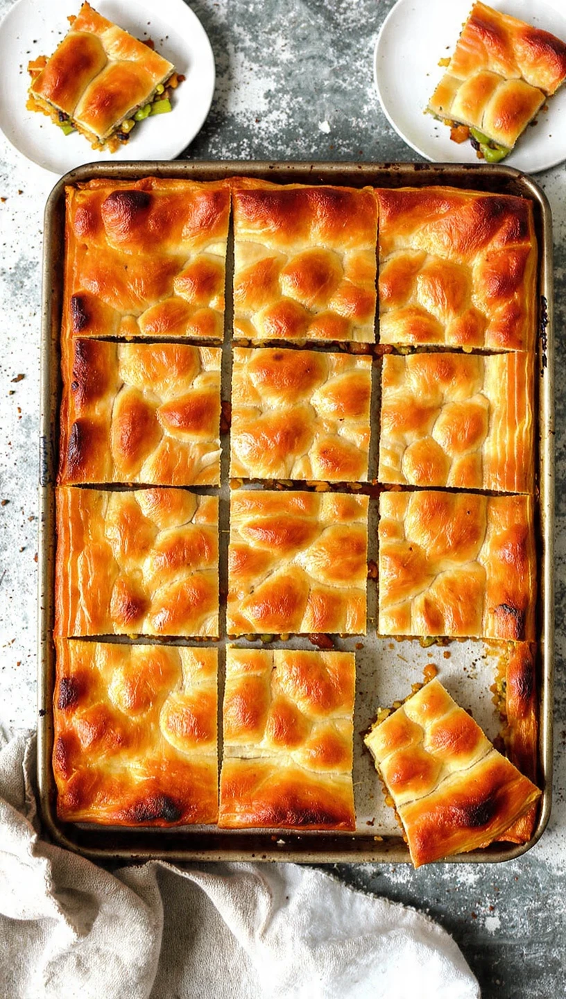 Spiced Vegetable Phyllo Pie Recipe Easy Vegetable Phyllo Pie Bake Homemade Spiced Vegetable Pie Best Spices For Vegetable ...