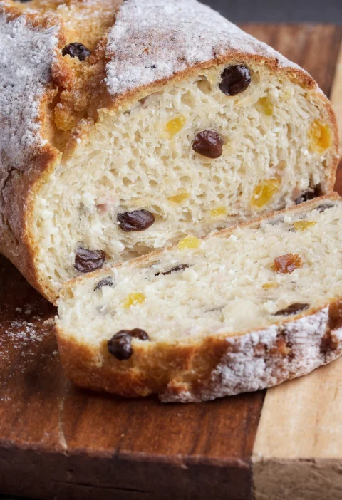 Traditional German Stollen Bread Recipe Easy German Stollen Recipe For Christmas Homemade Stollen Recipe With Marzipan Bes...