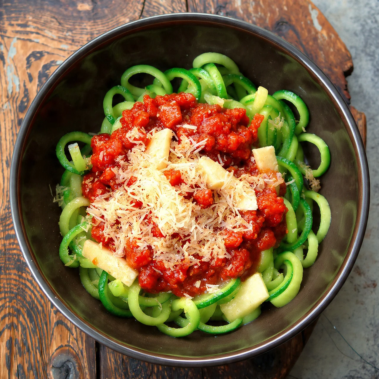Zucchini Noodles Tomato Sauce Recipe