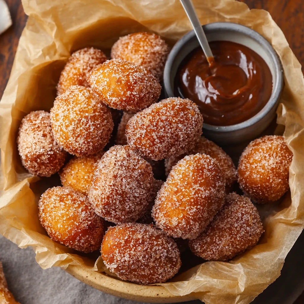 Air Fryer Churro Bites Delicious Dessert