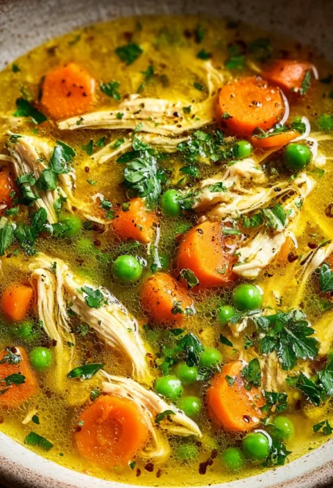 Anti Inflammatory Turmeric Chicken Soup