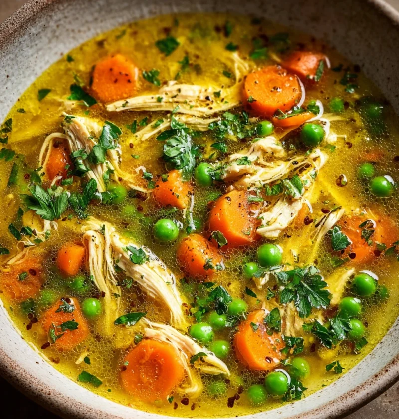 Anti Inflammatory Turmeric Chicken Soup