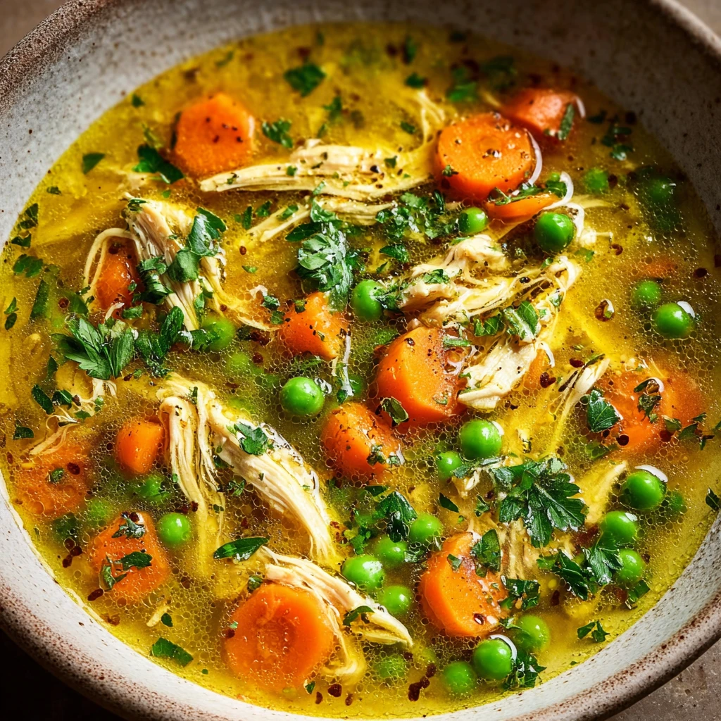 Anti Inflammatory Turmeric Chicken Soup