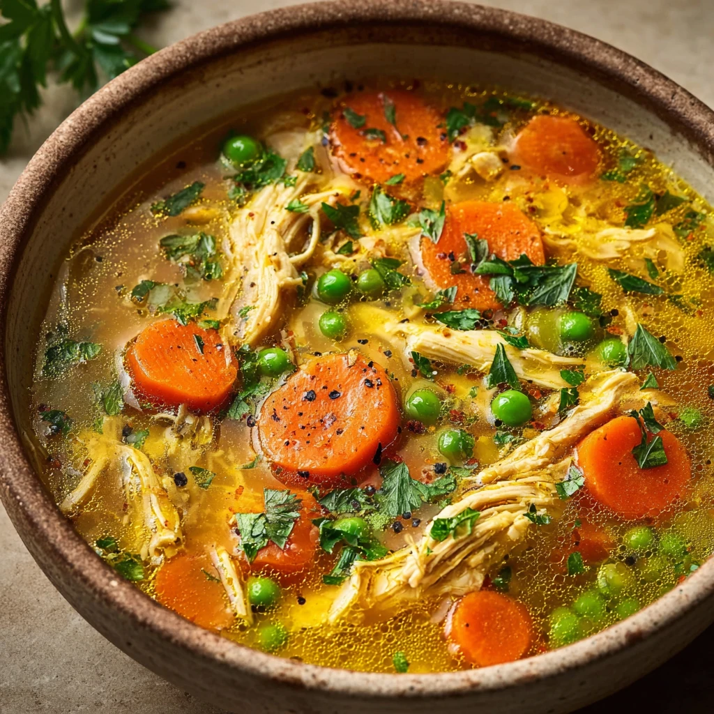 Anti Inflammatory Turmeric Chicken Soup