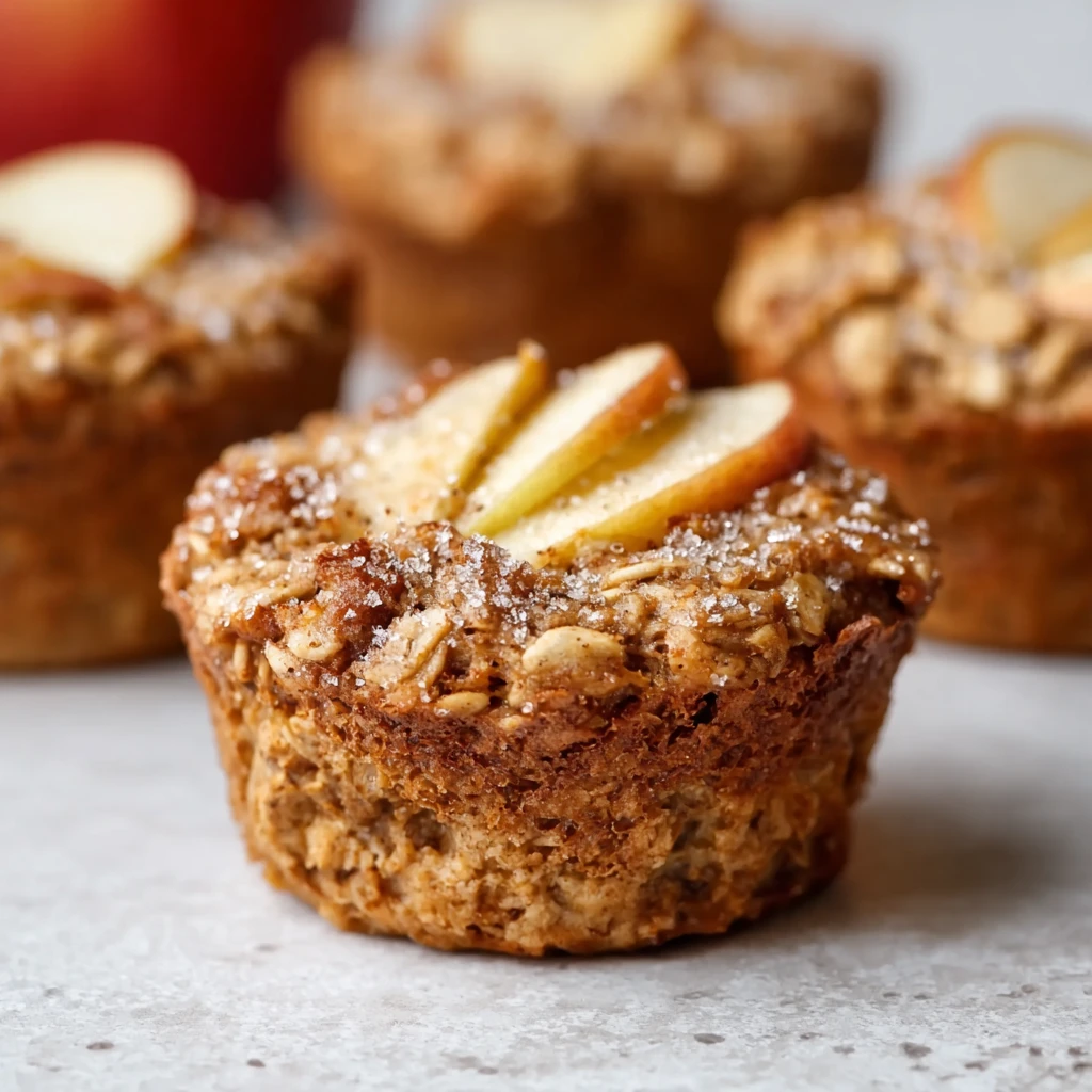 Baked Apple Cinnamon Oatmeal Cups Amazing Cozy Breakfast