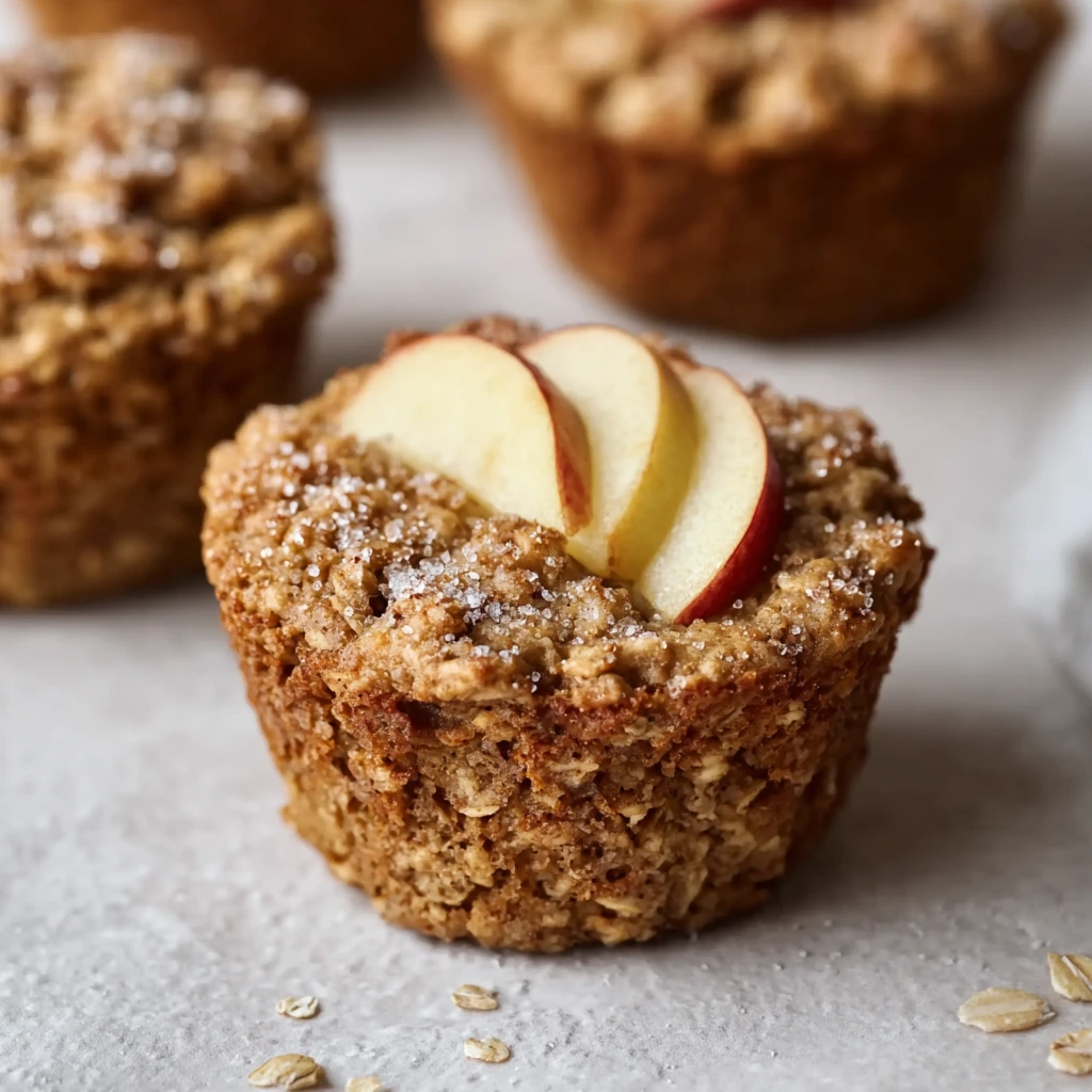 Baked Apple Cinnamon Oatmeal Cups Amazing Cozy Breakfast